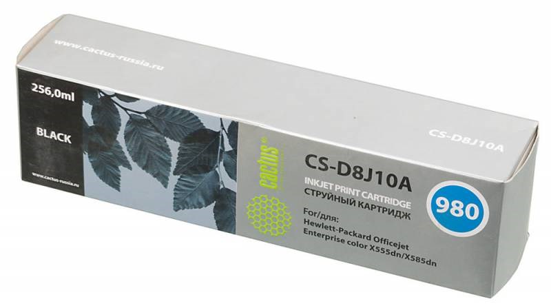 Струйный картридж Cactus CS-D8J10A (HP 980) черный для HP OfficeJet X555dn Enterprise Color (C2S11A), X555xh Enterprise Color (C2S12A), X585dn Enterprise Color (B5L04A), X585f Enterprise Color (B5L05A), X585z Enterprise Color (B5L06A) (256 мл.)
Струйный картридж Cactus CS-D8J10A (HP 980) черный для HP OfficeJet X555dn Enterprise Color (C2S11A), X555xh Enterprise Color (C2S12A), X585dn Enterprise Color (B5L04A), X585f Enterprise Color (B5L05A), X585z Enterprise Color (B5L06A) (256 мл.)