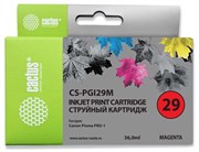 Струйный картридж Cactus CS-PGI29M (4874B001) пурпурный для Canon Pixma PRO-1 (1'850 стр.) Струйный картридж Cactus CS-PGI29M (4874B001) пурпурный для Canon Pixma PRO-1 (1'850 стр.)