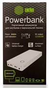 Мобильный аккумулятор Cactus CS-PBPT18-18000AL 18000mAh 1A+2.1A+3.2A серебристый Мобильный аккумулятор Cactus CS-PBPT18-18000AL 18000mAh 1A+2.1A+3.2A серебристый