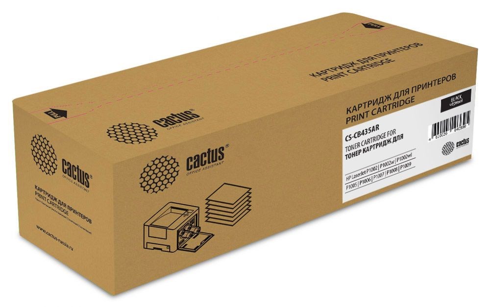 

Лазерный картридж Cactus CS-CB435AR (HP 35A) черный для HP LaserJet P1002, P1002w, P1002wl, P1005, P1006, P1007, P1008, P1011 (1'500 стр.)