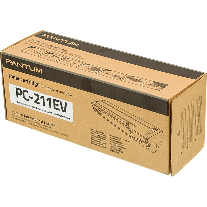 Лазерный картридж Pantum PC-211EV черный для Pantum P2200, P2207, P2500, P2502W; M6500, M6550, M6600, M6600N, M6602N, M6607NW (1'600 стр.) 385414