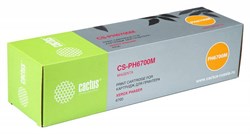 Лазерный картридж Cactus CS-PH6700M (106R01524) пурпурный для Xerox Phaser 6700, 6700DN, 6700N (12'000 стр.) - фото 10459