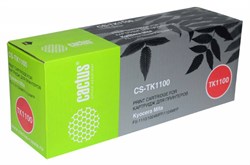 Лазерный картридж Cactus CS-TK1100 (TK-1100) черный для принтеров Kyocera Mita FS 1110, FS 1024 MFP, FS 1124 MFP (2'100 стр.) - фото 11044
