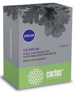 Картридж матричный Cactus CS-ERC28 фиолетовый для Epson ERC28, M2000 - фото 11838