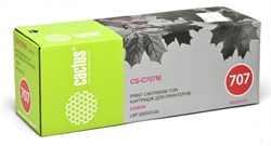 Лазерный картридж Cactus CS-C707M (Cartridge 707) пурпурный для Canon LBP 5000 i-Sensys Laser Shot, 5100 i-Sensys (2'000 стр.) - фото 11948