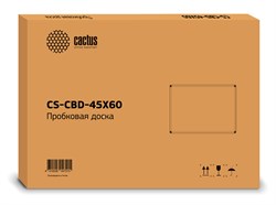 Демонстрационная доска Cactus CS-CBD-45X60 пробковая, алюминиевая рама (45x60 см.) - фото 12100