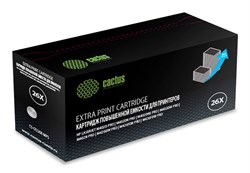 Лазерный картридж Cactus CS-CF226X-MPS (HP 26X) черный увеличенной емкости для HP LaserJet M402d, M402n, M426dw, M426fdn (12'000 стр.) - фото 12258