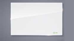 Демонстрационная доска Cactus CS-GBD-65X100-UWT магнитно-маркерная, стеклянная, ультра белая (65x100 см.) - фото 12535