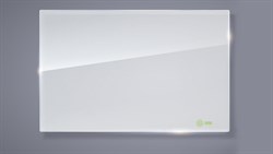 Демонстрационная доска Cactus CS-GBD-65x100-WT магнитно-маркерная, стеклянная, белая (65x100 см.) - фото 12538