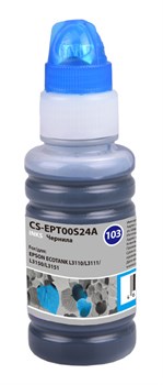 Чернила Cactus CS-EPT00S24A голубой для Epson Ecotank L1110, L3100, L3101, L3110, L3150, L3151 (70 мл) - фото 12744