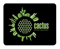 Коврик для мыши Cactus CS-MP-D03S Мини черный - фото 13396
