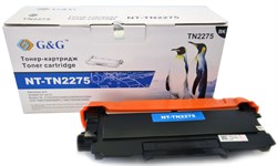Лазерный картридж G&G NT-TN2275 (TN-2275) черный для Brother HL 2240, 2240r, 2250, 2250dn, 2250dnr (2'600 стр.) - фото 13507