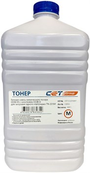 Тонер Cet CE38-M CET111070467 пурпурный для принтера KONICA MINOLTA Bizhub C227, 287 (бутылка 467 гр.) - фото 13865