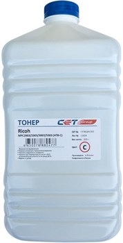 Тонер Cet HT8-C CET8524C500 голубой для принтера RICOH MPC2003, 2503, 3003, 5503 (бутылка 500 гр.) - фото 13867