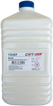 Тонер Cet HT8-Y CET8524Y500 желтый для принтера RICOH MPC2003, 2503, 3003, 5503 (бутылка 500 гр.) - фото 13870