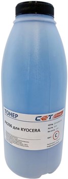 Тонер Cet PK206 OSP0206C-100 голубой для принтера KYOCERA Ecosys M6030cdn, 6035cidn, 6530cdn, P6035cdn (бутылка 100 гр.) - фото 13892