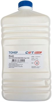 Тонер Cet Type 516 CET8066500 желтый для принтера Ricoh Aficio MPC2030, 4000, 5000 (бутылка 500 гр.) - фото 13923