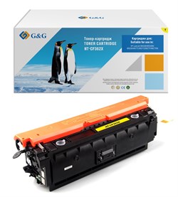 Лазерный картридж G&G NT-CF362X (HP 508X) желтый увеличенной емкости для HP Color LaserJet M553n, M553dn, M553x, M577c, M577z, M577f (9'500 стр.) - фото 14066
