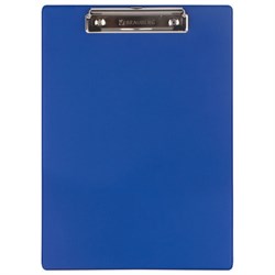 Доска-планшет Brauberg "Number One" синяя с прижимом А4 (228х318 мм) - фото 14372
