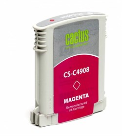 Струйный картридж Cactus CS-C4908 (HP 940XL) пурпурный увеличенной емкости для HP OfficeJet 8000 Pro, 8500, 8500a, 8500a Plus (30 мл) - фото 14554