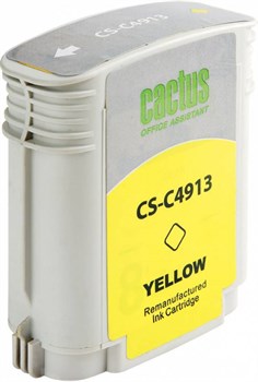 Струйный картридж Cactus CS-C4913 (HP 82) желтый для HP DesignJet 500, 500 Plus, 500ps, 500ps Plus, 510, 510ps, 800, 800ps, 815 MFP, 820 MFP, Copier CC800, Copier CC800ps (72 мл) - фото 14572