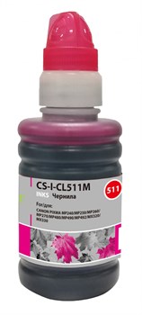 Чернила Cactus CS-I-CL511M пурпурный для Canon PIXMA MP240, MP250, MP260, MP270, MP480 (100 мл) - фото 15155