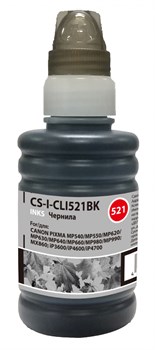 Чернила Cactus CS-I-CLI521BK черный для Canon PIXMA MP540, MP550, MP620, MP630, MP640, MP660 (100 мл) - фото 15163
