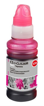 Чернила Cactus CS-I-CLI526M пурпурный для Canon PIXMA iP4850, MG5250, MG5150, iX6550 (100 мл) - фото 15169