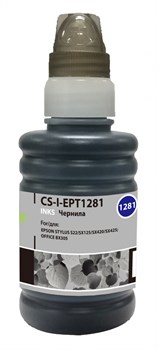 Чернила Cactus CS-I-EPT1281 черный для Epson Stylus S22, SX125, SX420, SX425 (100 мл) - фото 15192