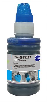 Чернила Cactus CS-I-EPT1292 голубой для Epson Stylus Office B42, BX305, BX305F, BX320, BX525 (100 мл) - фото 15197