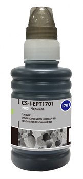 Чернила Cactus CS-I-EPT1701 черный для Epson ExpIession Home XP-33, 103, 203, 207, 303, 306 (100 мл) - фото 15200