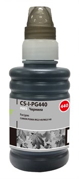 Чернила Cactus CS-I-PG440 черный для Canon Pixma MG2140, MG3140 (100 мл) - фото 15209