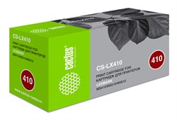 Лазерный картридж Cactus CS-LX410 (50F0XA0) черный для Lexmark MS 410, 410d, 410dn, 415, 415dn (10'000 стр.) - фото 15579