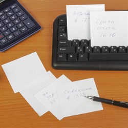 Блок для записей Brauberg, непроклеенный, куб 9х9х9 см, белый, белизна 95-98% - фото 16153