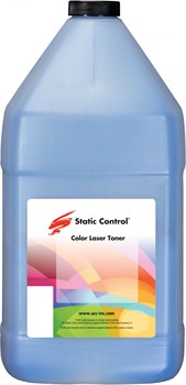 Тонер Static Control LCS-1KG-COS2 голубой флакон 1000гр. для принтера Lexmark CS310/CS317/CS410/CS417/CS510/CS517 - фото 16171