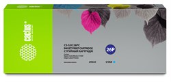 Струйный картридж Cactus CS-SJIC26PC (SJIC26P(C)) голубой для Epson ColorWorks TM-C7500 (295 мл) - фото 16468
