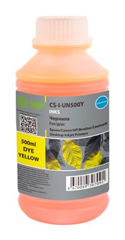 Чернила Cactus CS-I-Un500Y желтый для HP, Lexmark, Canon, Epson, Brother (500 мл.) - фото 17089