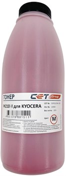 Тонер Cet PK210 OSP0210M-100 пурпурный бутылка 100гр. для принтера Kyocera Ecosys P6230cdn, 6235cdn, 7040cdn - фото 17674