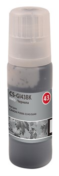Чернила Cactus CS-GI43BK черный для Canon Pixma G640, 540 (60 мл) - фото 17706