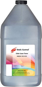 Тонер Static Control HM254-1KG-KOS черный для принтера HP M252, 254, 45 (флакон 1'000 гр.) - фото 17710