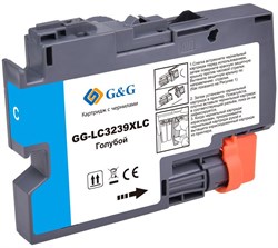 Струйный картридж G&G GG-LC3239XLC голубой для Brother HL-J6000DW, J6100DW (52 мл) - фото 17724