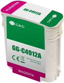 Струйный картридж G&G GG-C4912A пурпурный для HP DJ 500, 800C (72 мл) - фото 17752