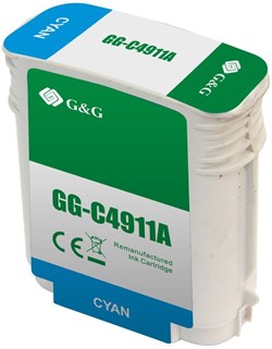 Струйный картридж G&G GG-C4911A голубой для HP DJ 500, 800C (72 мл) - фото 17754