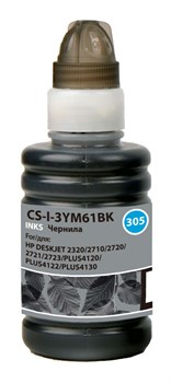 Чернила Cactus CS-I-3YM61BK черный для HP DeskJet 2710, 2120, 2721, 2722, 2723 (100 мл) - фото 17819