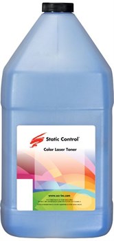 Тонер Static Control HM775-1KG-COS голубой для принтера HP CLJ Enterprise 700 M775, CP5520, CP5525, M750; CLJ Pro CP5225 (флакон 1'000 гр.) - фото 17894