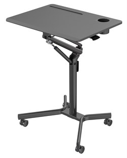 Стол для ноутбука Cactus VM-FDS101B столешница МДФ черный 70x52x105см (CS-FDS101BBK) - фото 18044