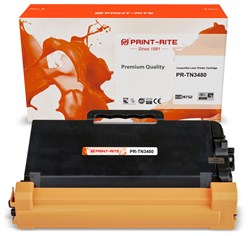 Лазерный картридж Print-Rite PR-TN3480 (TN-3480 / TFB557BPU1J) черный для Brother DCP L5500DN, L6600DW (8'000 стр.) - фото 18255