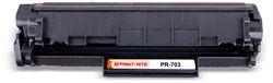 Лазерный картридж Print-Rite PR-703 (703 / TFH724BPU1J) черный для Canon LBP2900, 3000Series (2'000 стр.) - фото 18306