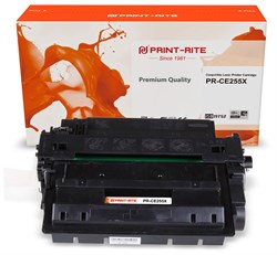 Лазерный картридж Print-Rite PR-CE255X (CE255X / TFHAPHBPU1J) черный для HP LJ P3015 (12'500 стр.) - фото 18397