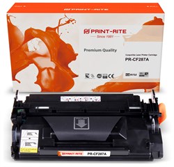 Лазерный картридж Print-Rite PR-CF287A (CF287A / TFHARJBPU1J) черный для HP LJ M506dn, M506n, M506x (9'000 стр.) - фото 18399